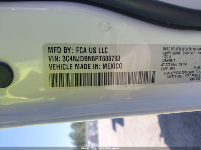 Jeep Compass 2024 3C4NJDBN6RT606793 Image 9