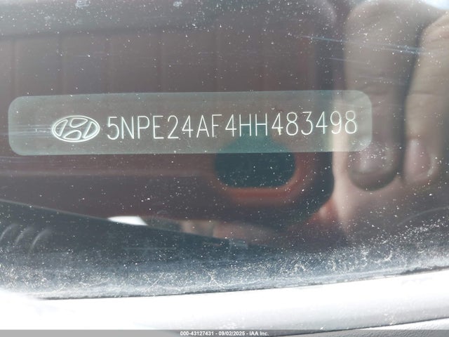 5NPE24AF4HH483498 Hyundai 2017