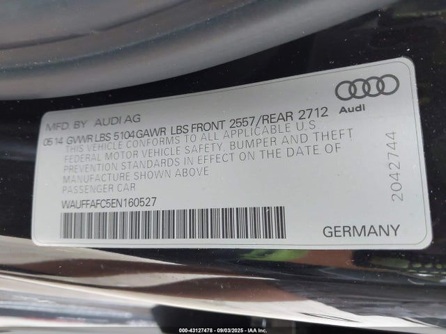 2014 AUDI A6 WAUFFAFC5EN160527 Photo 8