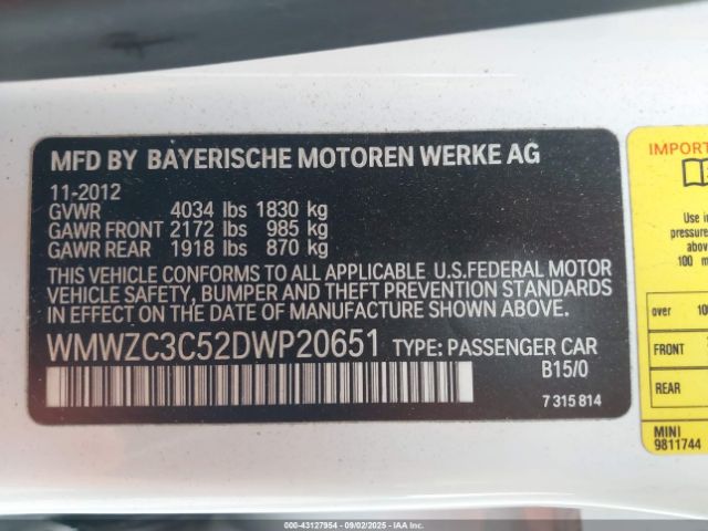 2013 MINI COUNTRYMAN WMWZC3C52DWP20651 Photo 8