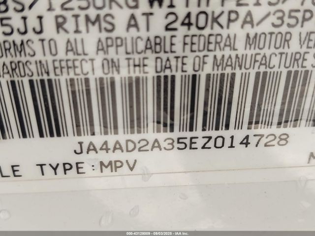 2014 MITSUBISHI OUTLANDER JA4AD2A35EZ014728 Photo 8