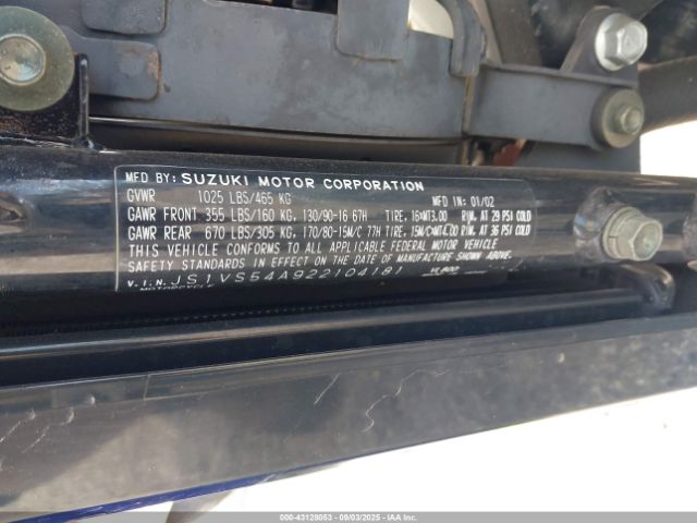 2002 SUZUKI VL800 JS1VS54A922104181 Photo 9