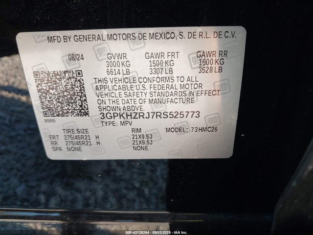 3GPKHZRJ7RS525773 Honda x0c+ec5
