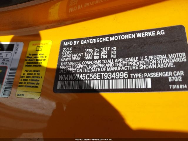 2014 MINI HARDTOP WMWXM5C56ET934996 Photo 8