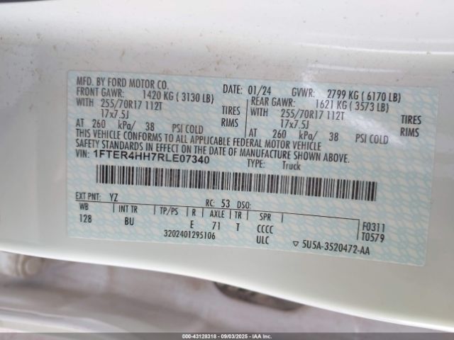 2024 FORD RANGER 1FTER4HH7RLE07340 Photo 8