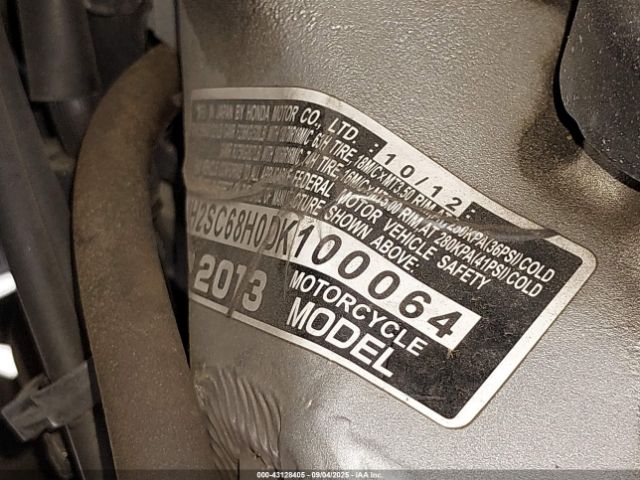 2013 HONDA GL1800 JH2SC68H0DK100064 Photo 9