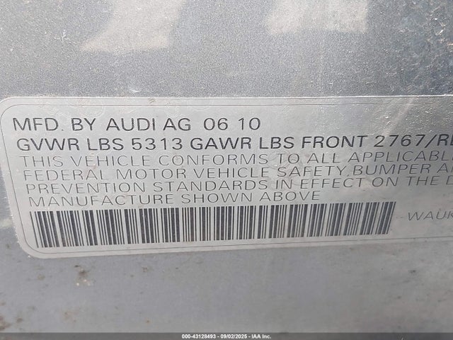 2011 AUDI A6 WAUKGAFB7BN009154 Photo 8