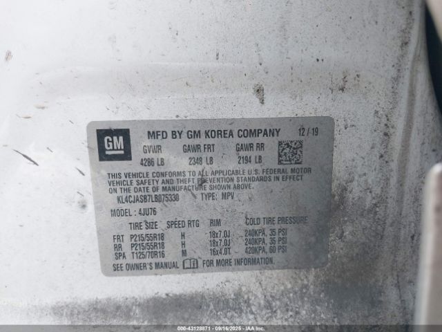 2020 BUICK ENCORE KL4CJASB7LB075330 Photo 8