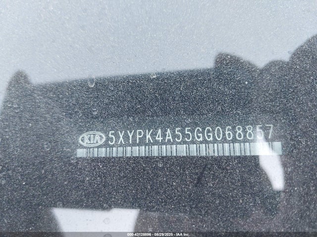 5XYPK4A55GG068857 KIA dohc gdi lambda ii