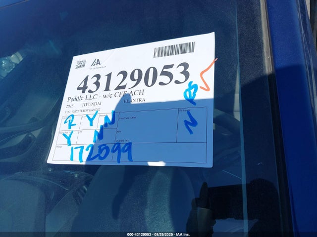 Hyundai dohc mpi nu 2015 5NPDH4AE9FH600782 Image 11