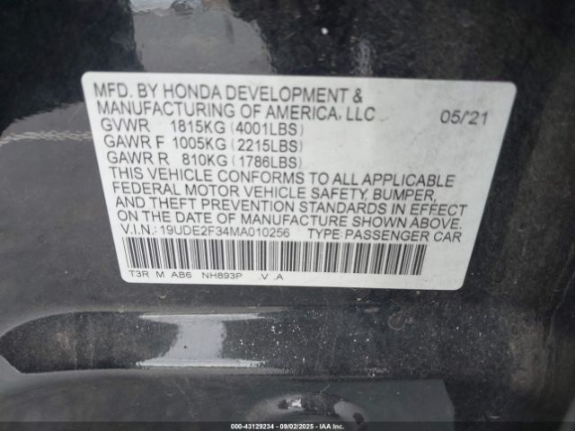 2021 ACURA ILX 19UDE2F34MA010256 Photo 8