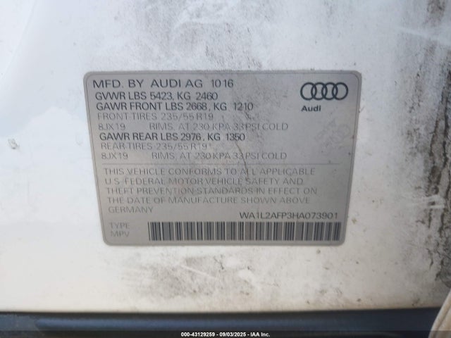 2017 AUDI Q5 WA1L2AFP3HA073901 Photo 8