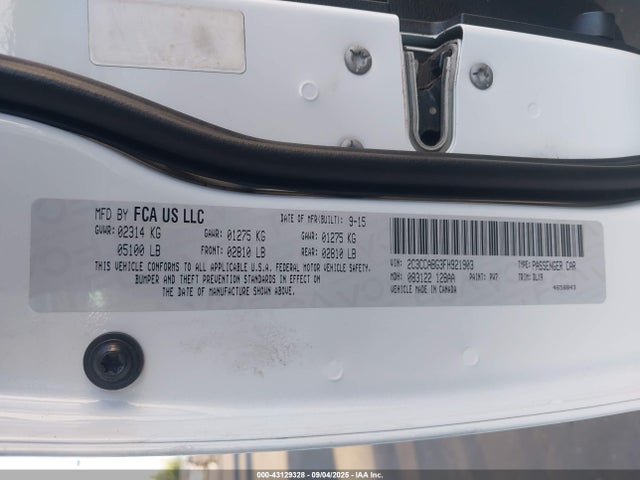 Chrysler 300 2015 2C3CCABG3FH921903 Image 9