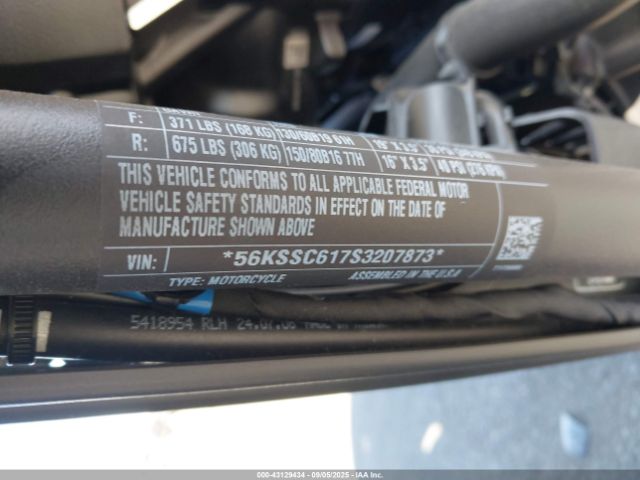 2025 INDIAN MOTORCYCLE CO. SPORT SCOUT 56KSSC617S3207873 Photo 9