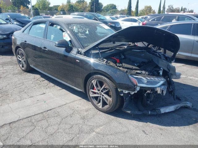 2022 AUDI A4 WAUEAAF48NN006350