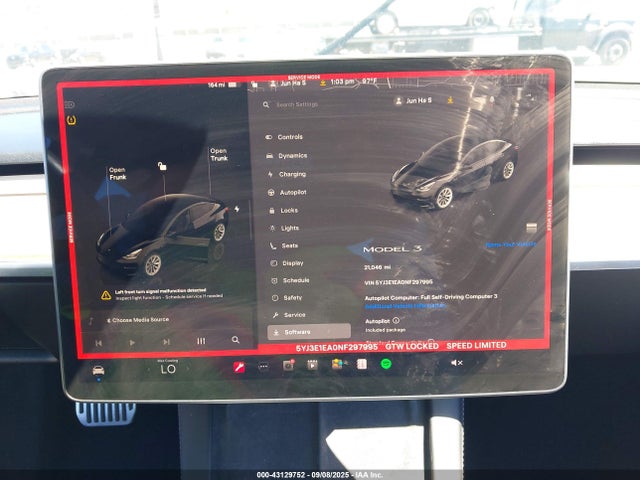 Tesla Model 3 Rear-wheel Drive 2022 5YJ3E1EA0NF297995 Image 19