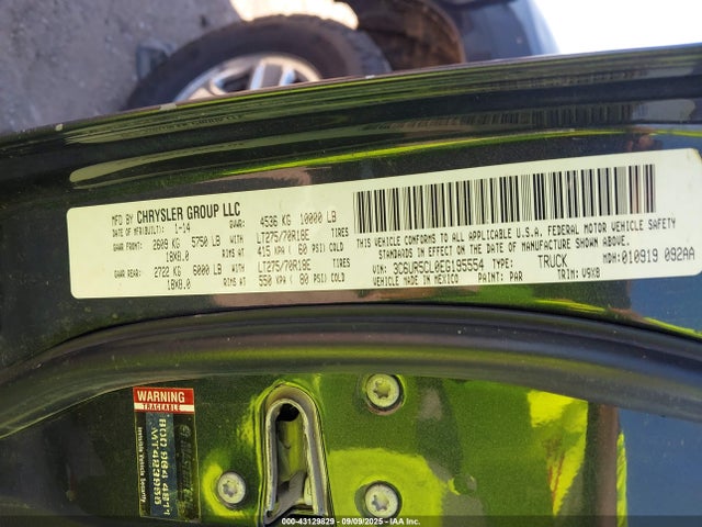 3C6UR5CL0EG195554 RAM 2014