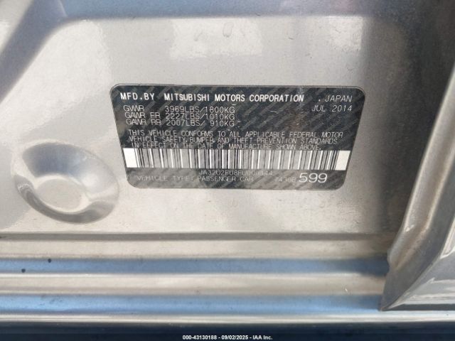 2015 MITSUBISHI LANCER JA32U2FU8FU000444 Photo 8