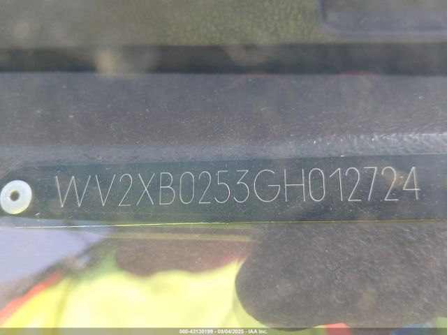 1986 VOLKSWAGEN VANAGON WV2XB0253GH012724 Photo 8