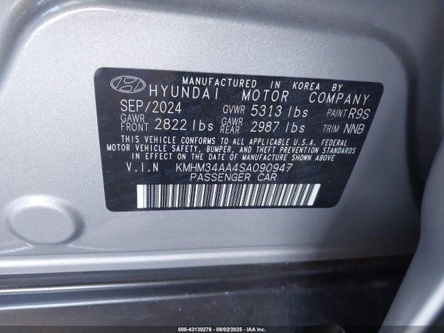 Hyundai Ioniq 6 2025 KMHM34AA4SA090947 Image 9