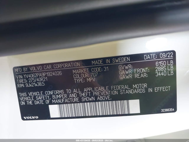 YV4062PA9P1924026 Volvo b4204te