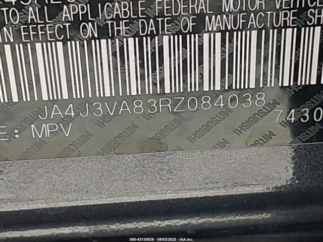 2024 MITSUBISHI OUTLANDER JA4J3VA83RZ084038 Photo 8