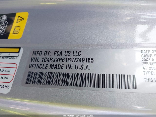 2024 JEEP WRANGLER 4XE 1C4RJXP61RW249165 Photo 8