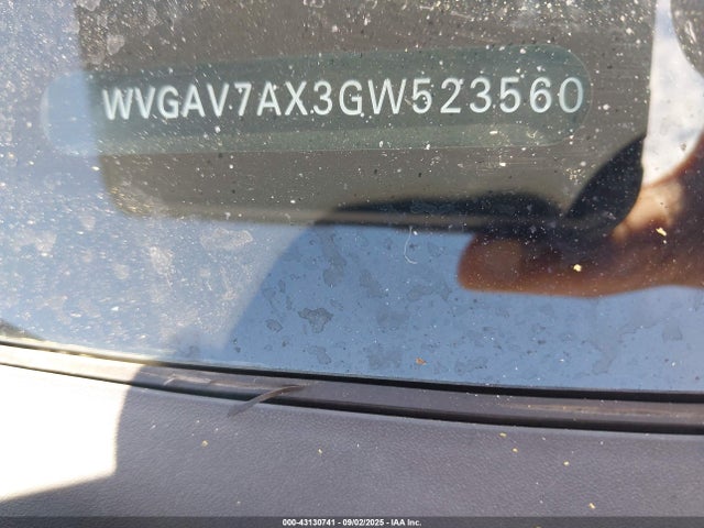 WVGAV7AX3GW523560 Volkswagen 2.0t