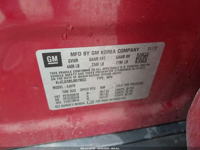 2018 BUICK ENCORE KL4CJESB5JB579833 Photo 8