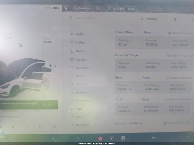 5YJ3E1EB0NF256324 Tesla MODEL 3