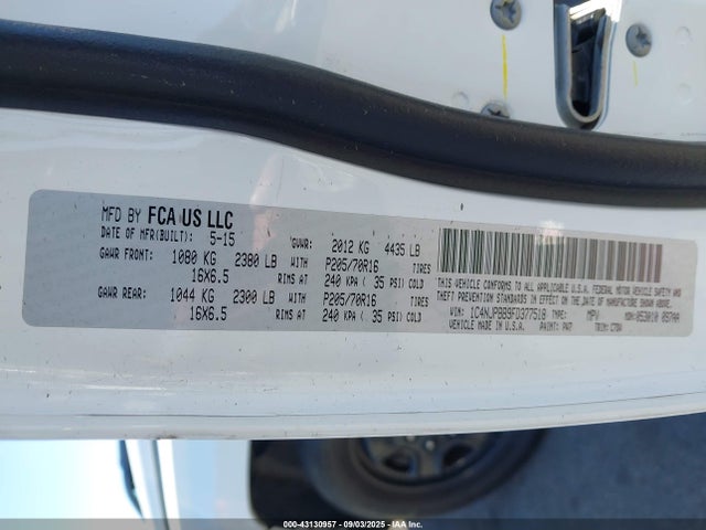 Jeep Patriot 2015 1C4NJPBB9FD377518 Image 9