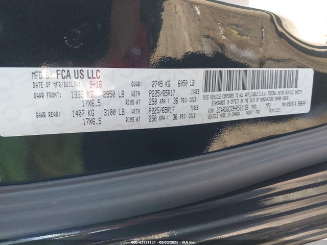2C4RDGCG9HR581156 Dodge Grand Caravan