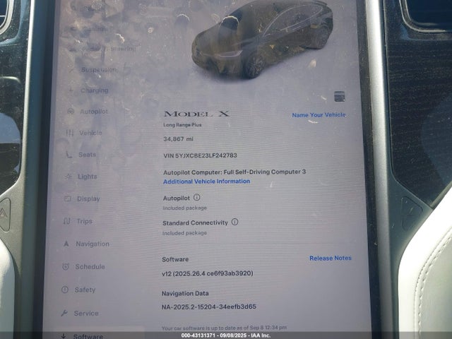 2020 TESLA MODEL X 5YJXCBE23LF242783 Photo 6