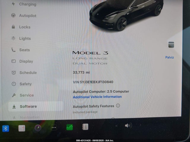 2018 TESLA MODEL 3 5YJ3E1EBXJF130840 Photo 6