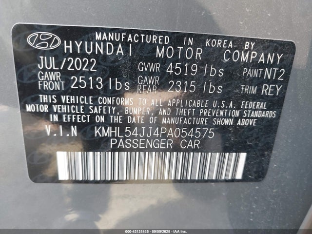 KMHL54JJ4PA054575 Hyundai gdi nu pe