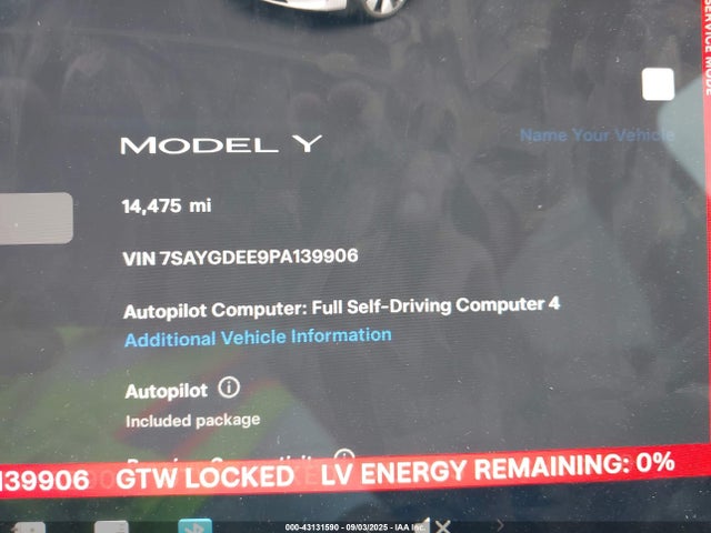 2023 TESLA MODEL Y 7SAYGDEE9PA139906 Photo 6