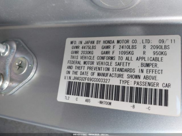 2012 ACURA TSX JH4CU2F69CC003327 Photo 8