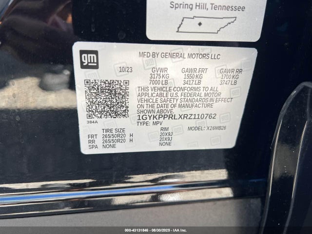 2024 CADILLAC LYRIQ 1GYKPPRLXRZ110762 Photo 8