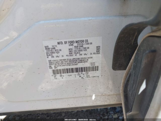 2015 FORD EDGE 2FMTK3AP7FBC33347 Photo 8