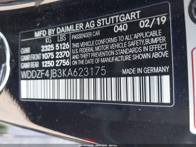 2019 MERCEDES-BENZ E 300 WDDZF4JB3KA623175 Photo 8