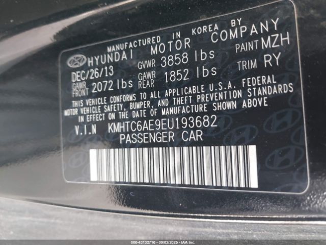 2014 HYUNDAI VELOSTER KMHTC6AE9EU193682 Photo 8