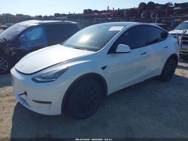 2022 TESLA MODEL Y 7SAYGDEE8NA018670 Photo 1