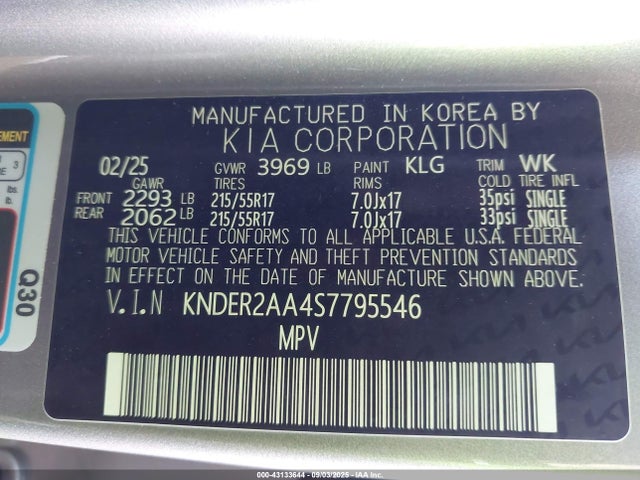 KIA nu mpi 2025 KNDER2AA4S7795546 Image 9