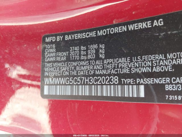 2017 MINI CONVERTIBLE WMWWG5C57H3C20238 Photo 8