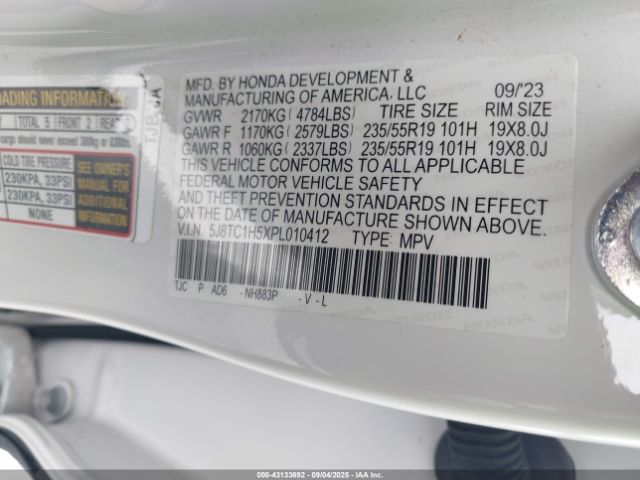 2023 ACURA RDX 5J8TC1H5XPL010412 Photo 8
