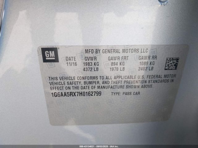 2017 CADILLAC ATS 1G6AA5RX7H0162799 Photo 8