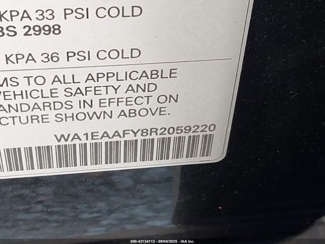 2024 AUDI Q5 WA1EAAFY8R2059220 Photo 8