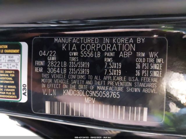 2022 KIA EV6 KNDC3DLC9N5058765 Photo 8