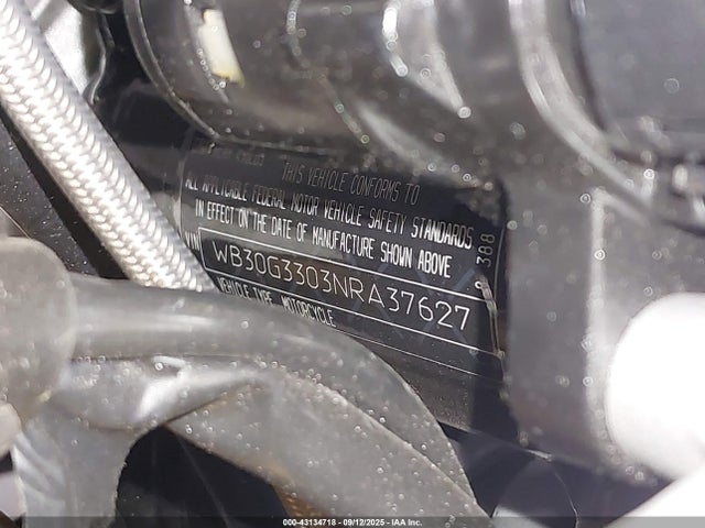 WB30G3303NRA37627 BMW G 310 Gs