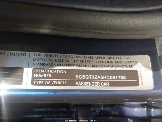 2017 BENTLEY CONTINENTAL GT SCBGT3ZA5HC061795 Photo 8